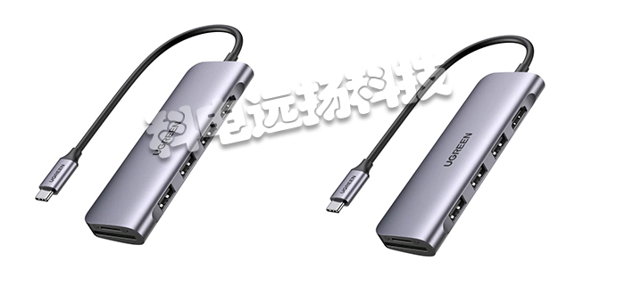 綠聯集線器,加拿大集線器,6合1 4K HDMI USB C集線器,加拿大UGREEN